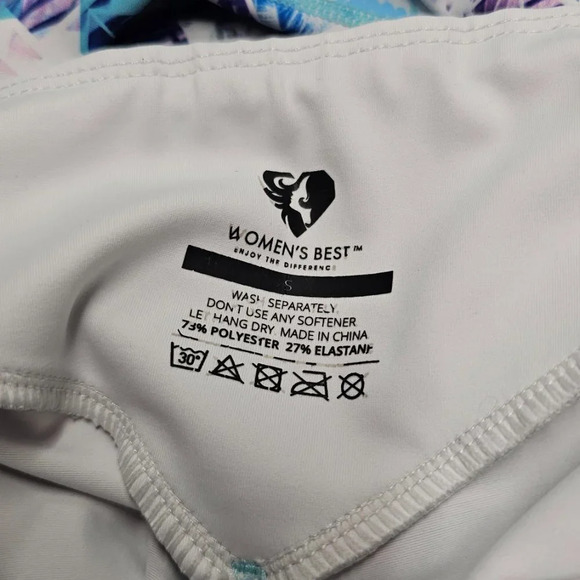 Womens Best Pattern V Back Leggings Size Small - Picture 4 of 8